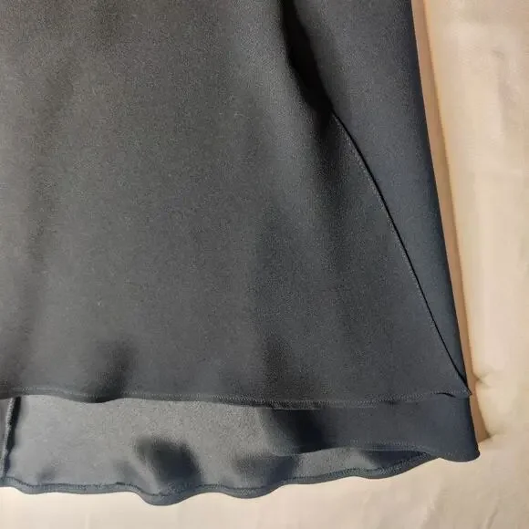 Vtg Jackie Rogers Silk Beaded Whimsigoth Black Sequin Fairy Grunge Prom Dress 6 - Picture 6 of 13